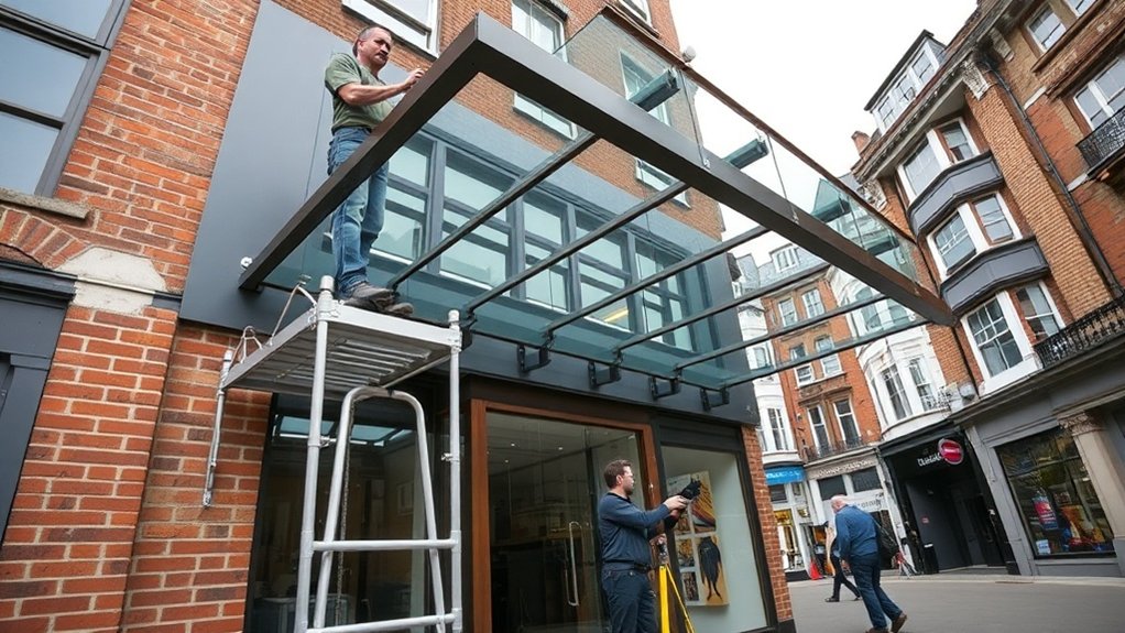 Shopfront Canopy Kensal Green